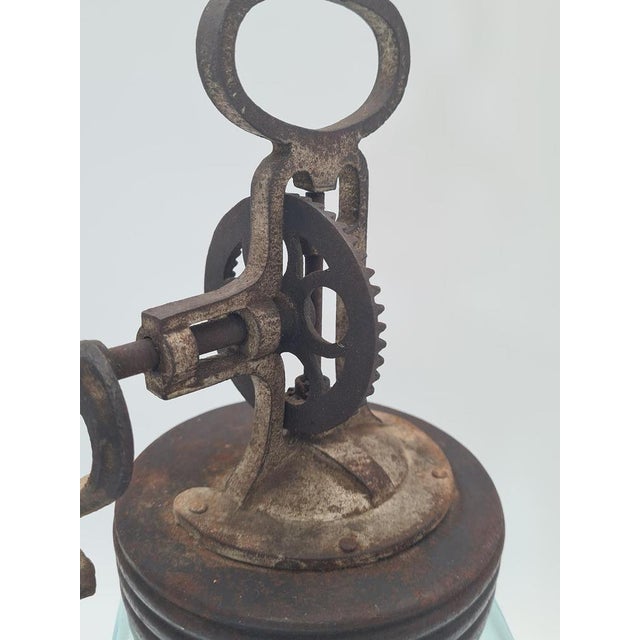 Large Antique Three-Liter Butter Churn, 1890s For Sale - Image 3 of 9