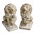 Antique Cast Stone Lion Garden Statues - A Pair For Sale
