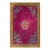 1920s Purple Dragon Medallion Antique Chinese Art Deco Carpet Wool Rug For Sale