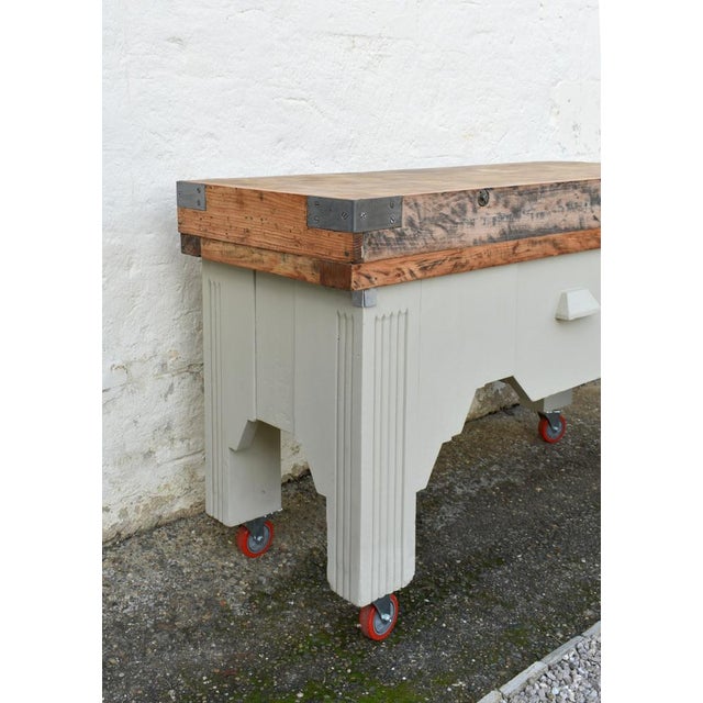 Ivory French Art Deco Butchers Block, 1920s For Sale - Image 8 of 18