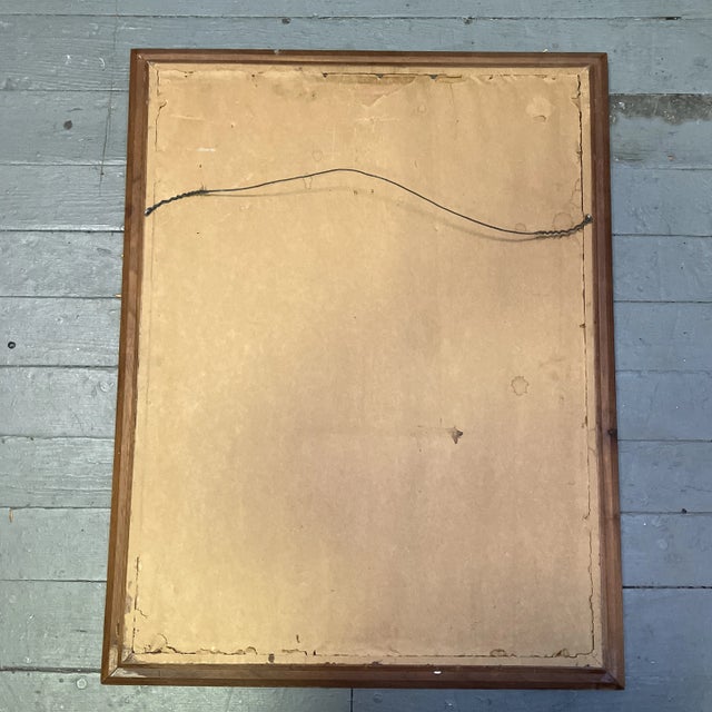 1950’s Original Rustic Impressionist Still Life Glass Bottles Painting For Sale - Image 4 of 5