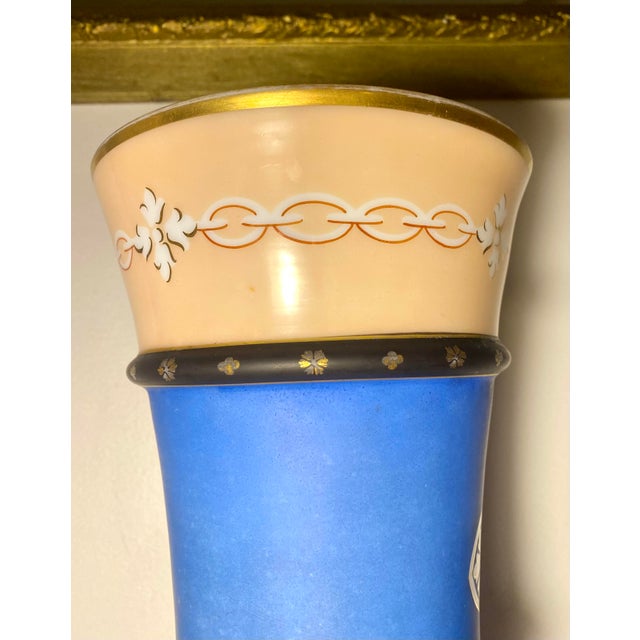 Opal Crystal Vase from Baccarat, 1860s For Sale - Image 15 of 18