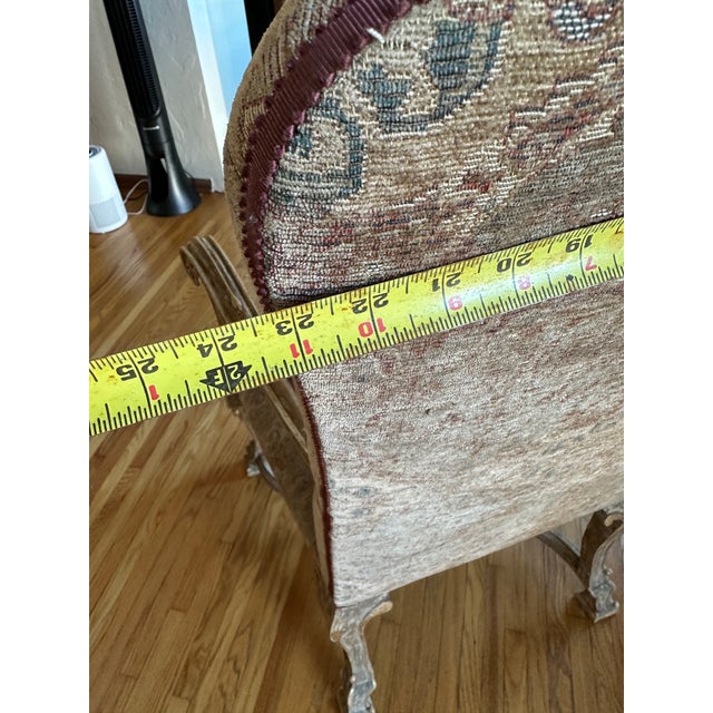 1960s 1960s Dennis & Leen Louis XIV Style Fauteuil Arm Chair For Sale - Image 5 of 13