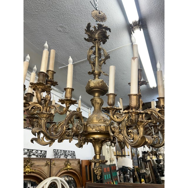 This amazing chandelier was salvaged out of the Rupert Murdoch estate. It measures in at a grand 48 inch drop by...