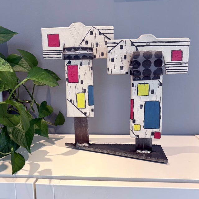 One of a Kind Japanese Kimono Ceramic Sculpture For Sale In Chicago - Image 6 of 7