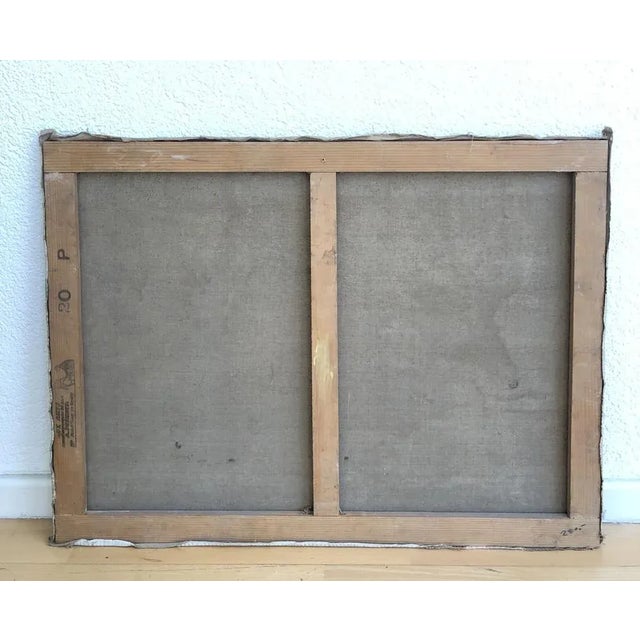 Armand Cacheux, Bord de Mer et Voilier, Oil on Canvas For Sale - Image 7 of 8