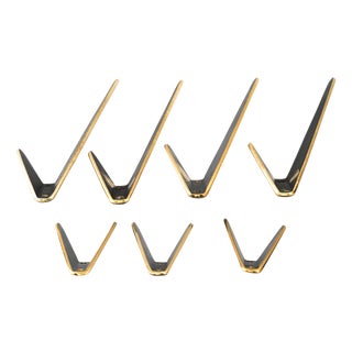 Hooks by Herta Baller, Vienna, Austria, 1950s, Set of 7 For Sale