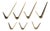 Hooks by Herta Baller, Vienna, Austria, 1950s, Set of 7 For Sale