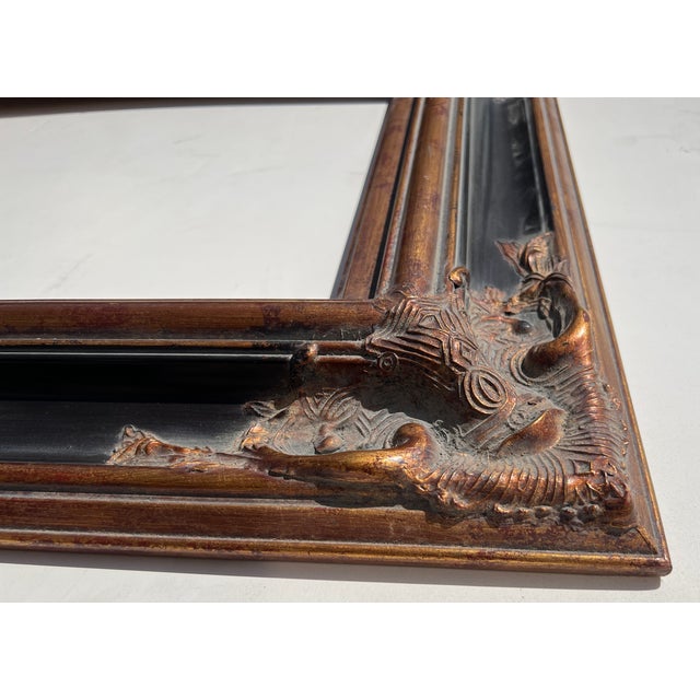 Bronze Spanish Baroque Gold and Black Frame, Fits Art 16x20 For Sale - Image 8 of 16