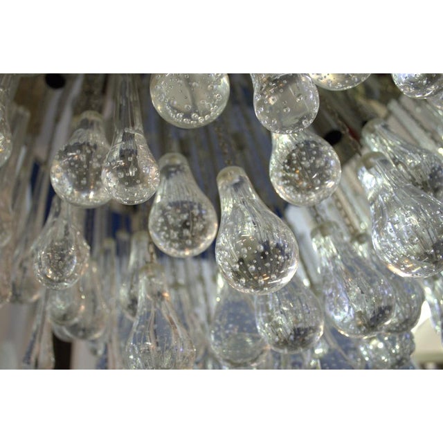 Murano Glass Chandelier, 1970s For Sale - Image 3 of 5