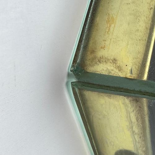 Large Diamond-Shaped Wall Mirror attributed to Luigi Brusotti for Fontana Arte, 1950s For Sale - Image 12 of 13