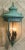Solid Brass Lantern Hanging Pendant With Handblown Circular Glass For Sale - Image 10 of 11