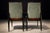 Cimo, Brazil, 1950s — Set of 8 Dining Chairs in Hardwood With Dusty Olive Mohair & Jacarandá Backs (2 Armchairs + 6 Side Chairs) For Sale - Image 4 of 16