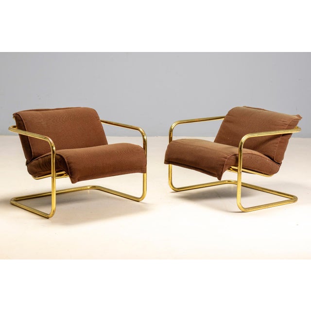 Metal Tubular Armchairs, Czechoslovakia, 1980s, Set of 2 For Sale - Image 7 of 8