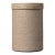 Cylindrical Stoneware Jar With Lid by Ceramica Rosa Maria For Sale