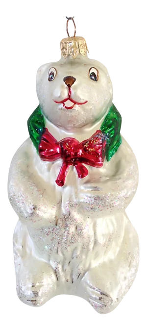 Christopher Radko Polar Bear Ornament