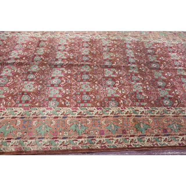 Antique Agra Gallery Runner For Sale - Image 9 of 13