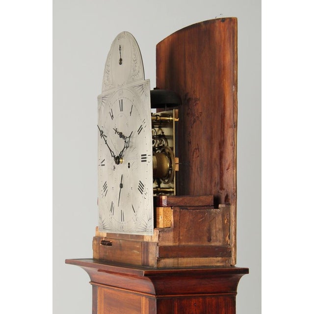 Early 19th Century Mahogany Grandfather Clock, Scottland, 1820s For Sale - Image 5 of 17