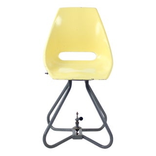 Yellow Tram Chair by Miroslav Navratil for Vertex, 1960s For Sale