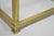 Gold Vintage Mastercraft Hollywood Regency Square Brass Coffee Table Base Only For Sale - Image 8 of 16