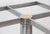 André square table, designed by Tobia Scarpa for Gavina, with smoked glass top and chromed steel frame. The André table by...