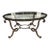Vintage French Style Wrought Iron and Glass Coffee Table For Sale