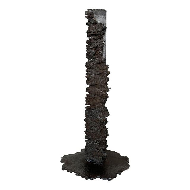 Brutalist Sculpture, 2000s, Iron For Sale - Image 6 of 6