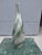 Mid-Century Modern Finzi Porcelain Vase in Green, 1950s For Sale - Image 3 of 8