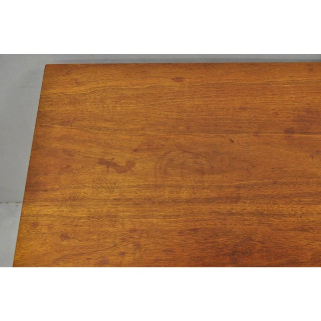Vintage Lane Acclaim Mid Century Modern Walnut Dovetail Buffet Credenza Cabinet For Sale - Image 14 of 18