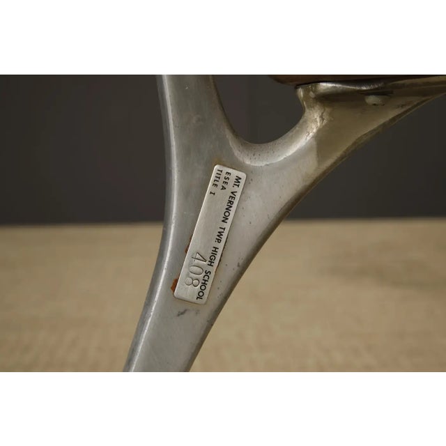 Set of Six Shelby Williams 'Gazelle' Sculptural Aluminum Side Chairs, 1960s For Sale - Image 15 of 18