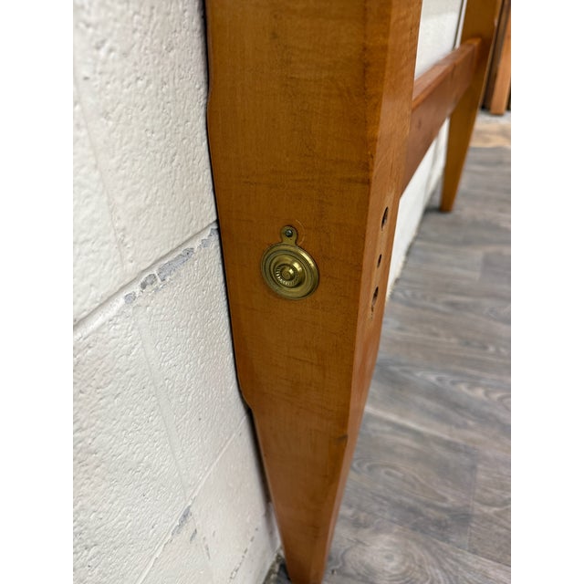 Antique Full Size American Sheraton Style Maple Pencil Post Headboard For Sale In Kansas City - Image 6 of 14