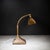Industrial Antique Bronze Finish Desk Lamp c.1940 For Sale - Image 3 of 8