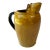French Vallauris Yellow Glazed Stoneware Pitcher by Aegitna Vallauris For Sale