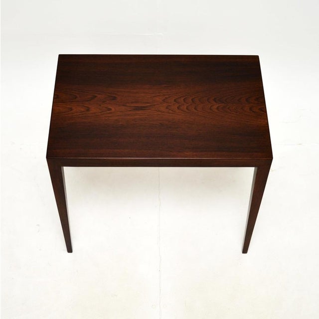 1960s Vintage Danish Side Table by Severin Hansen for Haslev Møbelsnedkeri, 1960 For Sale - Image 5 of 8