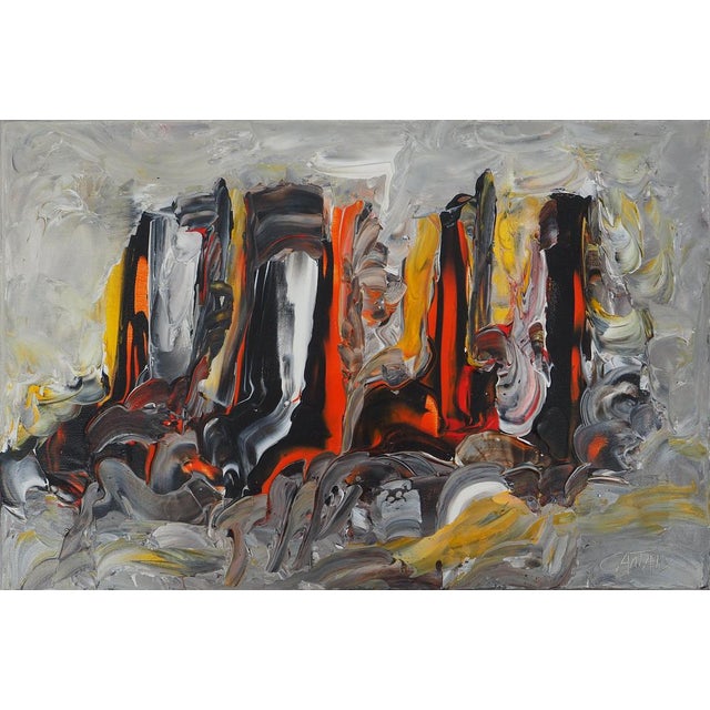 Bruno Cantais, Surgissement, Acrylic on Canvas, Signed For Sale - Image 8 of 8