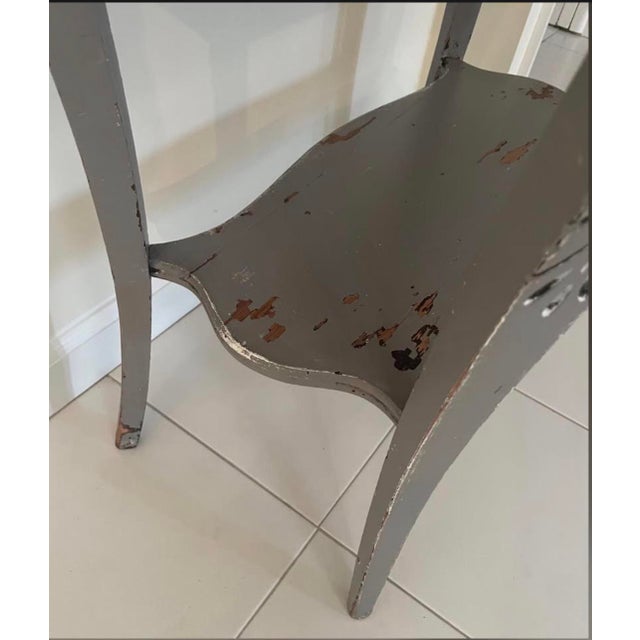 1960s Rustic Mismatched Reclaimed Wood Side Table For Sale - Image 10 of 10