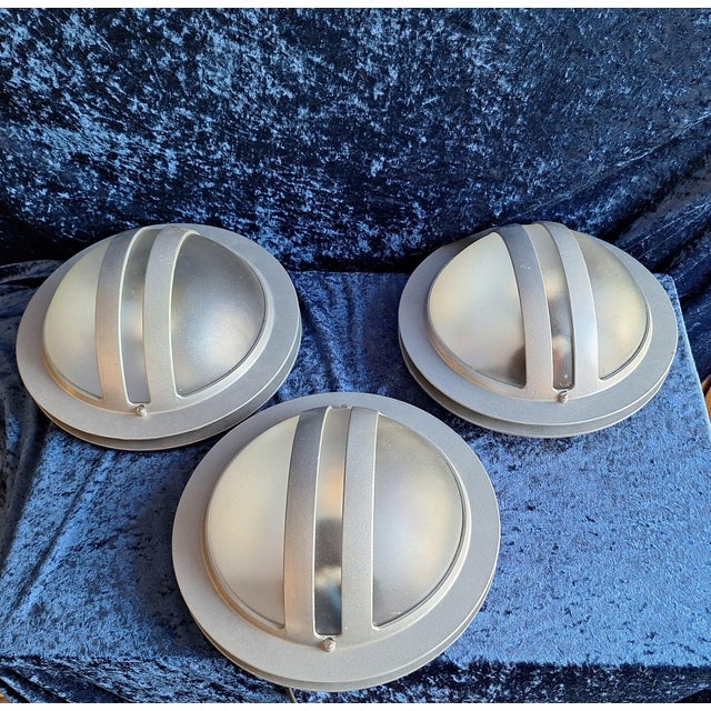 2000 - 2009 Vintage Italian Wall Lamps, 2000s, Set of 3 For Sale - Image 5 of 9