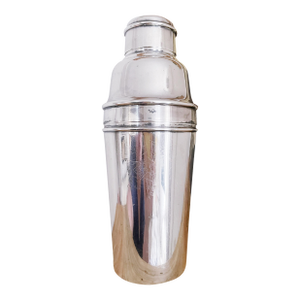 Vintage Scottish Clan Line Oceanliner Silver Plated Cocktail Shaker