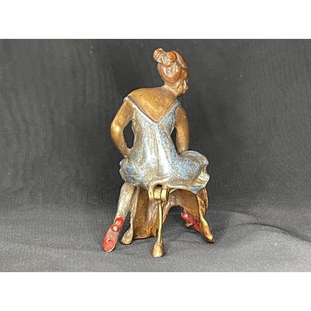 Art Deco Antique Karl Kauba Vienna Bronze Mechanical "Naughtie" Metamorphosis Figurine Kk For Sale - Image 3 of 13
