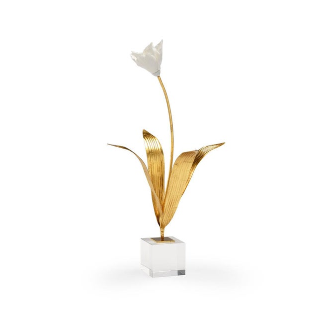 Transitional Chelsea House Small Tulip on Stand For Sale - Image 3 of 3
