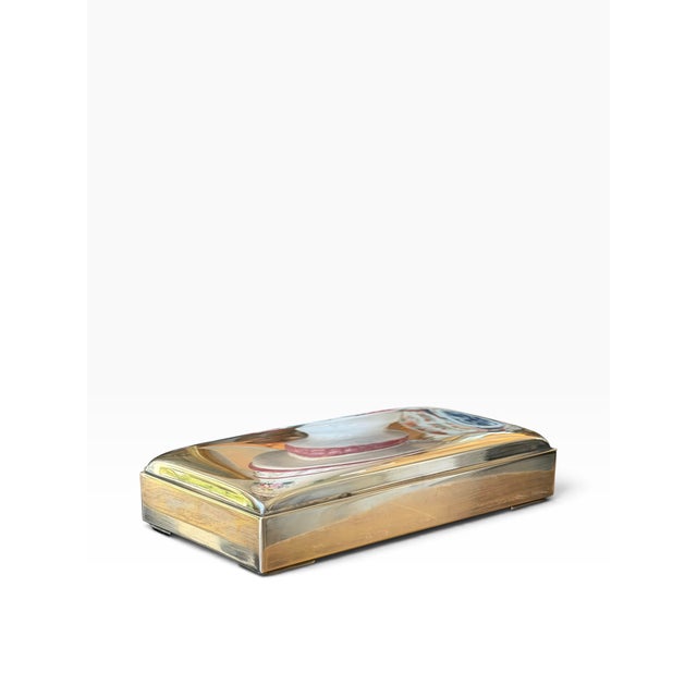 Art Deco Art Deco Danish Sterling Silver Box by Dragsted For Sale - Image 3 of 4