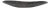 Chiseled Texture Black Iron Elongated Tray- Small For Sale