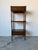 1970’s Vintage Mount Airy Three-Tier Walnut Etagere With Drawers & Brass Casters For Sale - Image 9 of 12