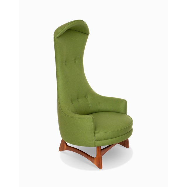 Here is a fantastic high back lounge chair by Adrian Pearsall, c 1960s. This rare design features a wide, round seating...