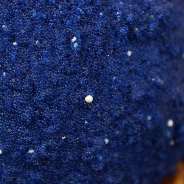 Blue Late 19th Century Buddhist Relic Sphere With Shakyamuni Buddha, 1562g, Blue Crystal Ball For Sale - Image 8 of 9