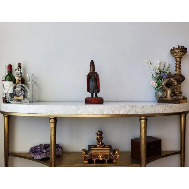 18th/19th Century Spanish Colonial Altar Figure For Sale - Image 10 of 11