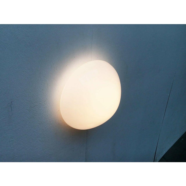 Mid-Century Modern German Glass 961 Ceiling Lamp by Wilhelm Wagenfeld for Lindner, 1950s For Sale - Image 5 of 14