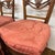 Early 20th Century Empire Style Walnut Wood Sheaf of Wheat Dining Chairs, Set of Eight For Sale - Image 5 of 12
