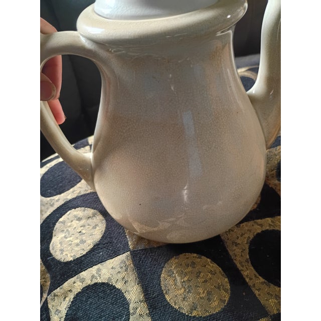 Late 19th Century Antique H. Burgess Burslem Stone China Teapot | English Ironstone | c.1864-1892 For Sale - Image 5 of 5