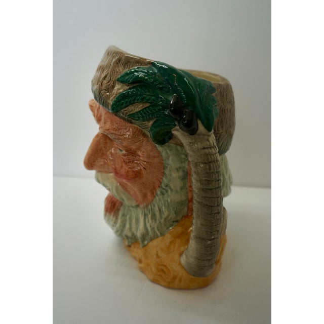 Figurative Vintage Royal Doulton "Robinson Crusoe" Character Jug – D 6532 (C. 1959-1960) For Sale - Image 3 of 7